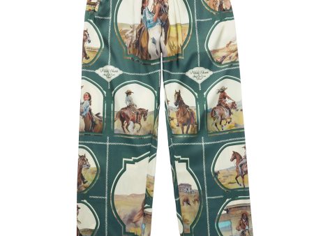 Silky Cowgirl Pant - Moss Online