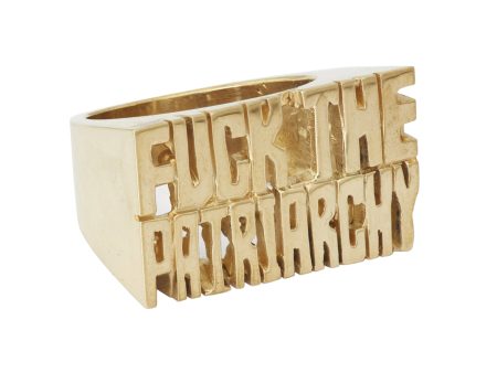 Fuck the Patriarchy Ring Hot on Sale