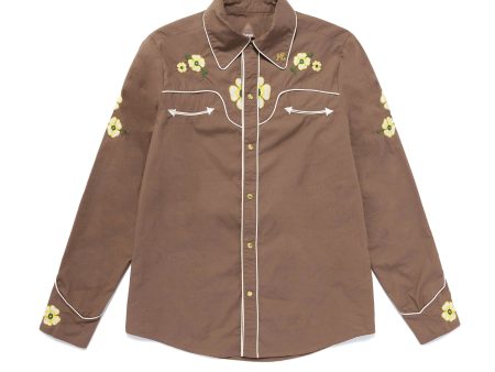 Western Floral Button Up Cheap