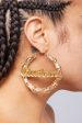 Custom Bamboo Earrings Hot on Sale