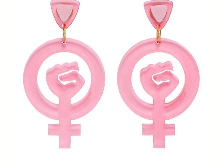 Women s Liberation Dangle Earrings For Cheap