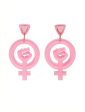 Women s Liberation Dangle Earrings For Cheap