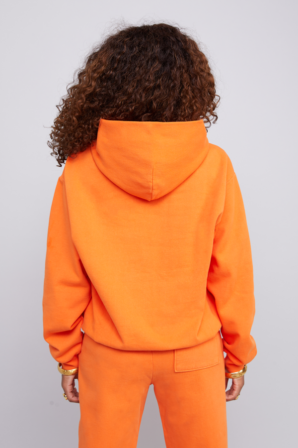 ME. Rose Hoodie Safety Orange Online Hot Sale