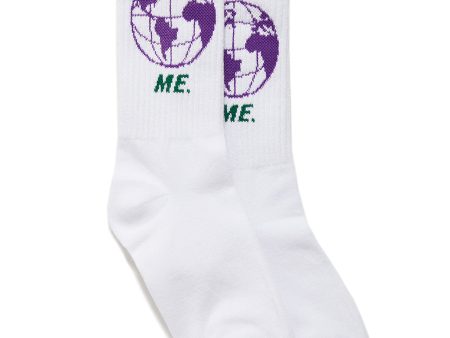 ME. Worldwide Socks - White Fashion