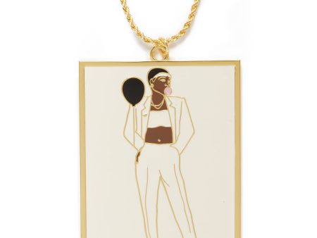 ME. x Barkley L. Hendricks Victory at 23 Enamel Pendant on Sale