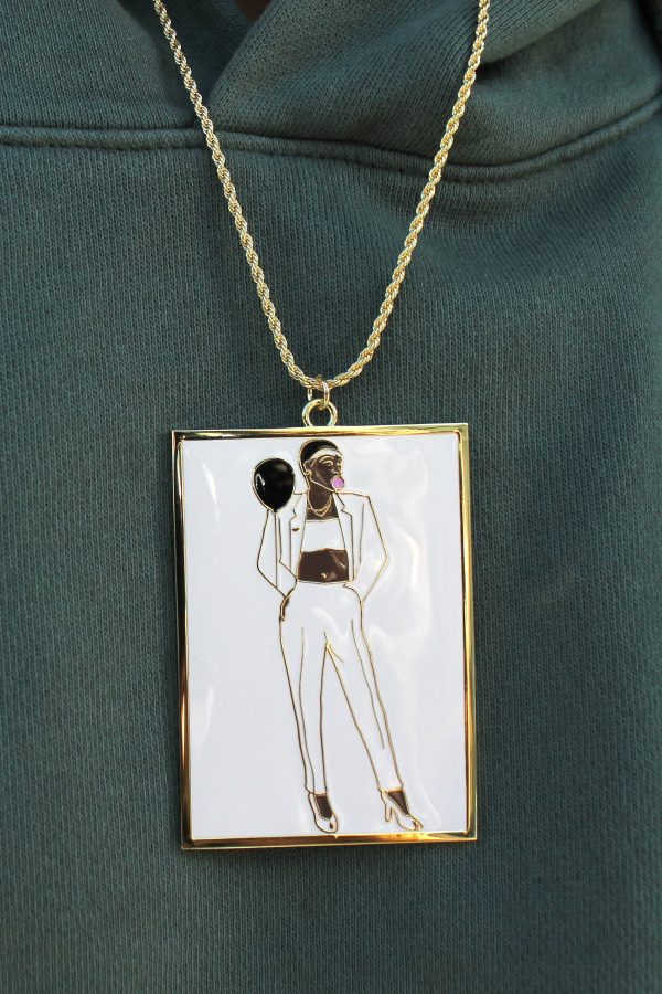 ME. x Barkley L. Hendricks Victory at 23 Enamel Pendant on Sale