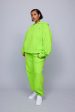 ME. Reverse Brushed Sweatpant - Acid Lime Discount