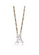 Initial Necklace Clear Acrylic 1  Fashion