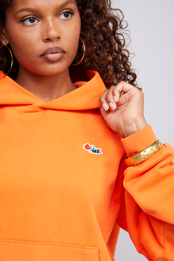 ME. Rose Hoodie Safety Orange Online Hot Sale