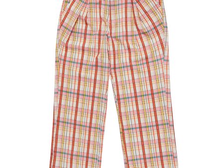 Claudia Plaid Relaxed Trouser Sale