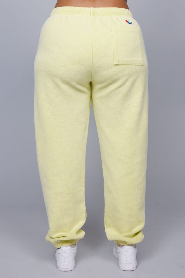 ME. Reverse Brushed Sweatpant - Lemon Zest For Discount