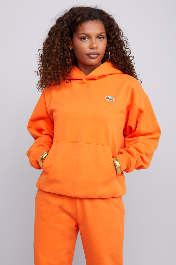 ME. Rose Hoodie Safety Orange Online Hot Sale