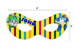 Robo Poli  Theme Customized Eye Mask Online