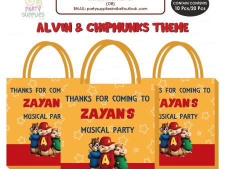 Alvin And Chipmunks Theme Return Gift Bag Online