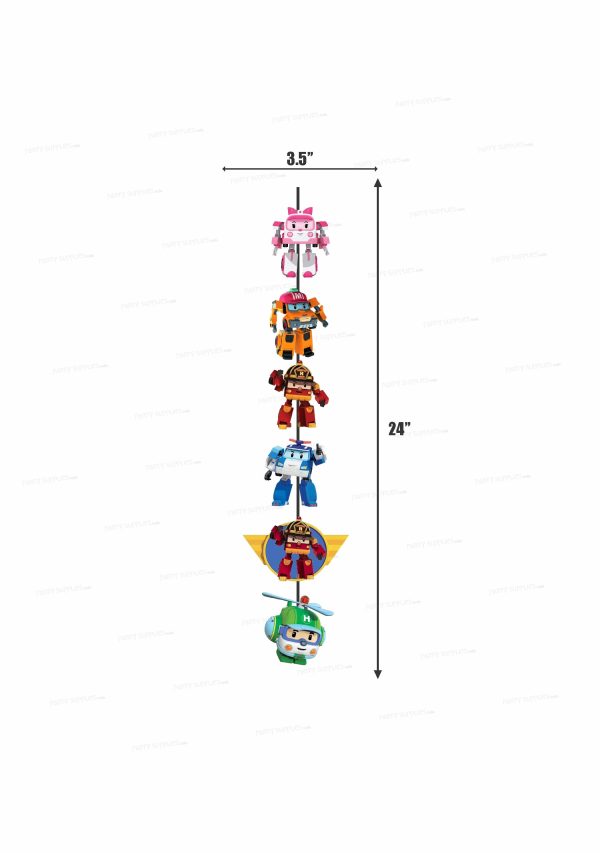 Robo Poli  Theme Customized Dangler Discount