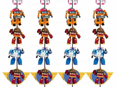 Robo Poli  Theme Customized Dangler Discount