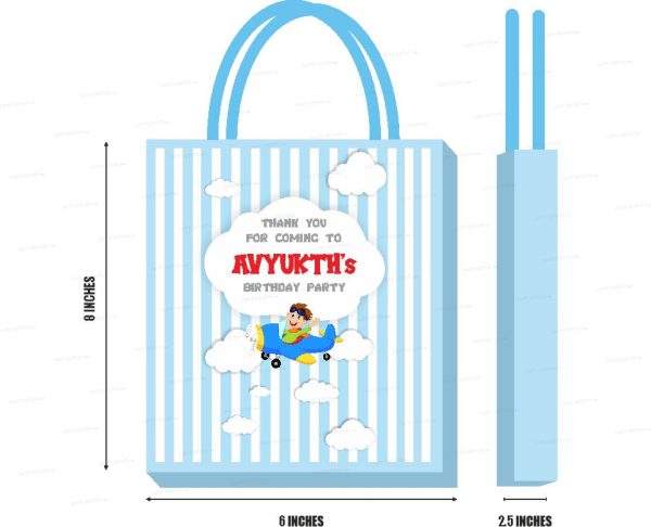 Aeroplane Theme Return Gift Bag Fashion