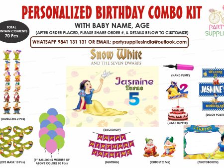 Snow And White  Theme Exculsive  Combo Kit Discount