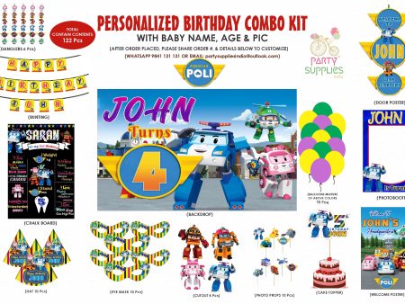 Robo Poli   Theme Classic Combo Kit Cheap