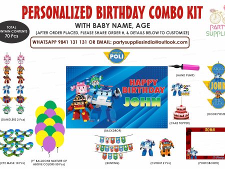 Robo Poli   Theme Exclusive Combo Kit Sale