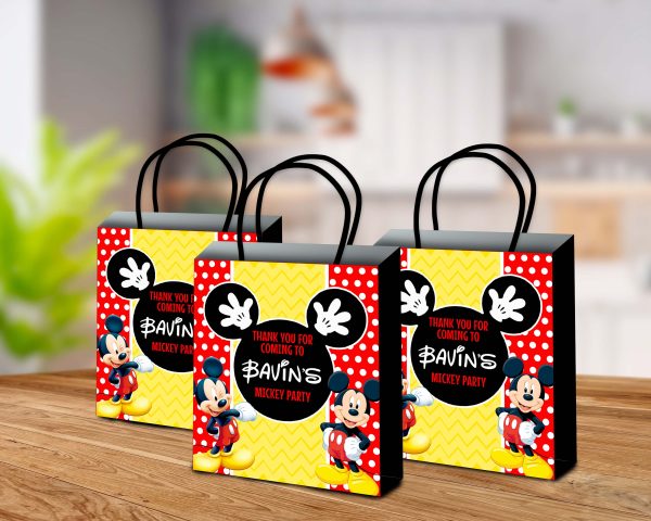 Mickey Mouse Theme Return Gift Bag Fashion