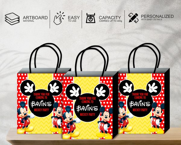 Mickey Mouse Theme Return Gift Bag Fashion