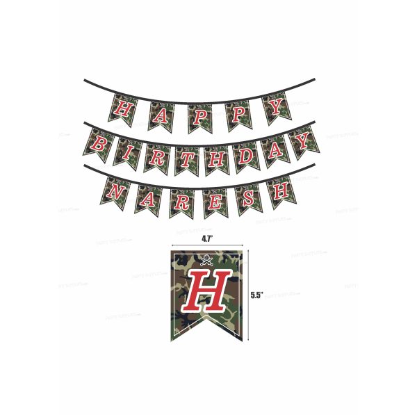 Military Theme  Personalized Hanging Online