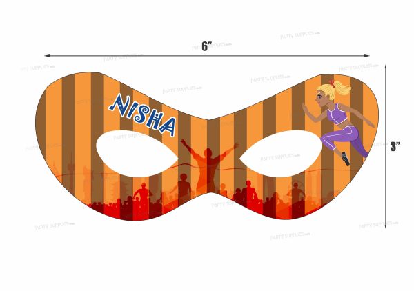 Marathon Theme Customized Eye Mask Hot on Sale