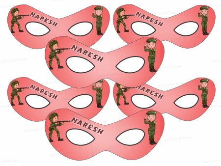 Military Theme Customized Eye Mask Online