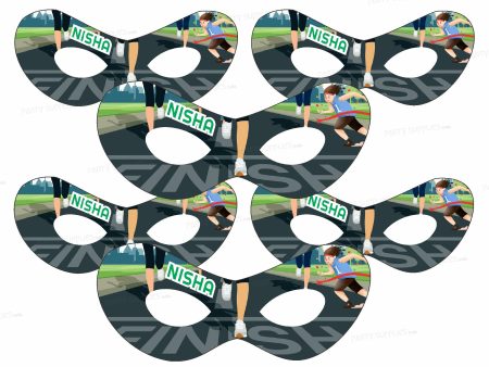 Marathon Theme Personalized Eye Mask Fashion