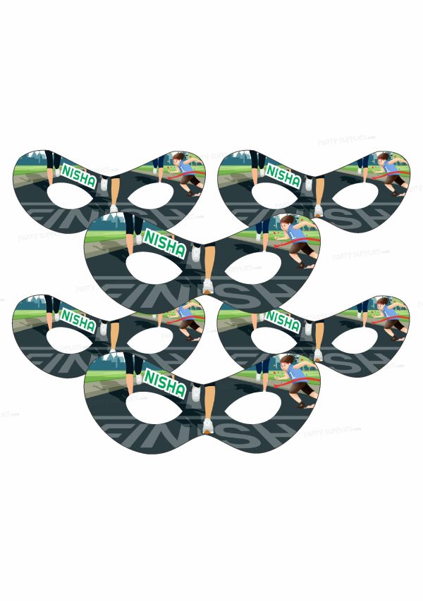 Marathon Theme Personalized Eye Mask Fashion