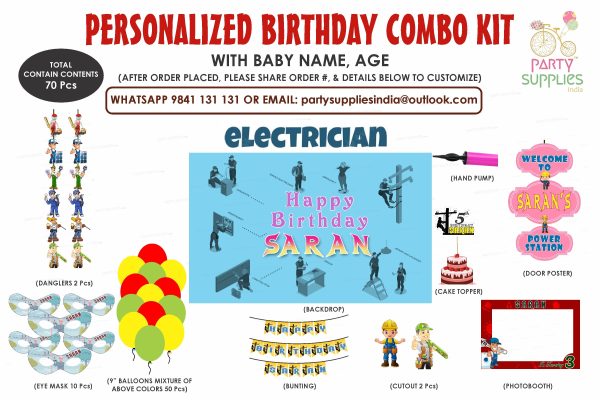 Electrician  Theme Exclusive  Combo Kit Online now