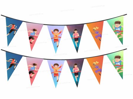 Marathon Theme Flag Bunting Cheap