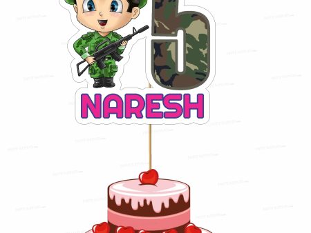 Military Theme Cake Topper Online Hot Sale