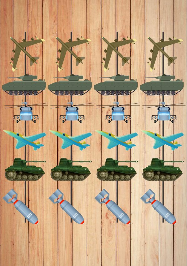 Military Theme Dangler Online