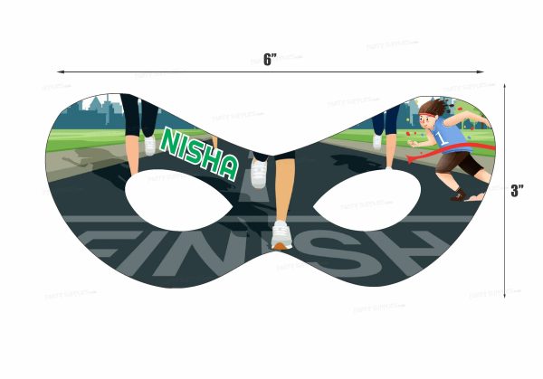 Marathon Theme Personalized Eye Mask Fashion