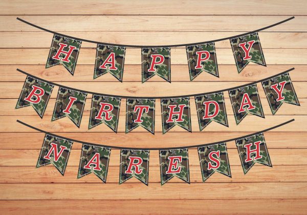 Military Theme  Personalized Hanging Online