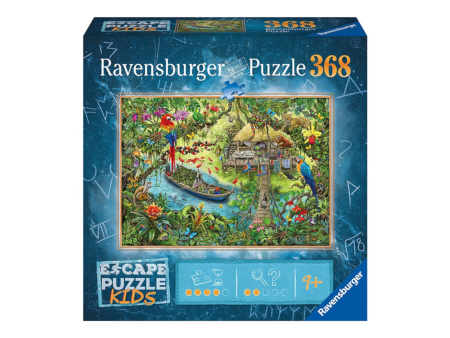 Puzzle - Ravensburger  - Escape Puzzle Kids: Jungle Journey (368 Pieces) For Sale