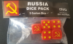 Russia WWII Six-Sided Dice Fashion