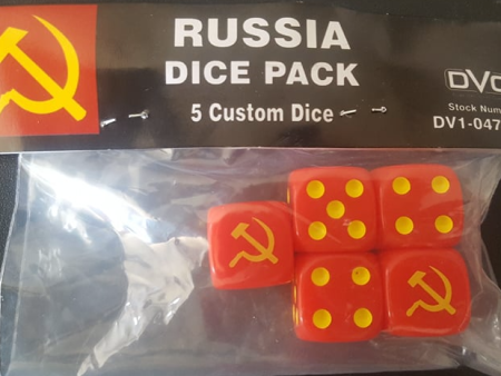 Russia WWII Six-Sided Dice Fashion