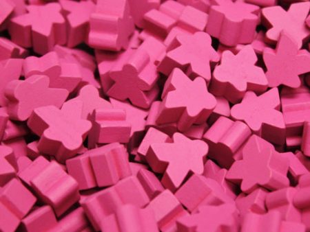 MeepleSource - Mini Meeples Pack (25 pcs) - Pink Cheap