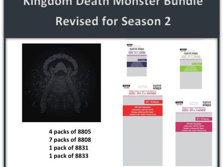 Sleeve Kings - Sleeve Bundle - Kingdom Death Monster Wave 1.5 on Sale