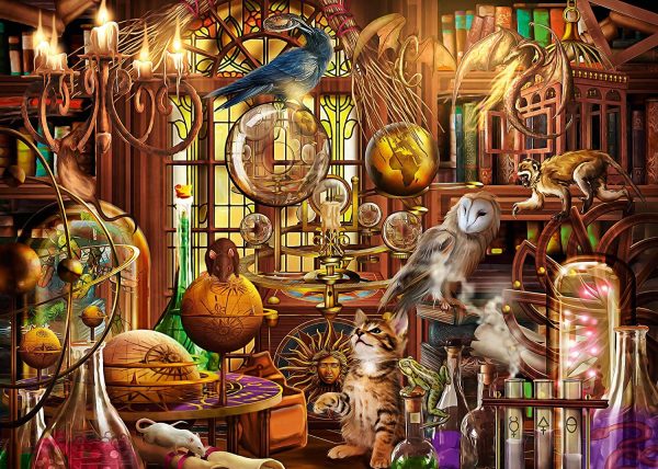 Puzzle - Ravensburger - Merlin’s Laboratory (1000 Pieces) For Sale