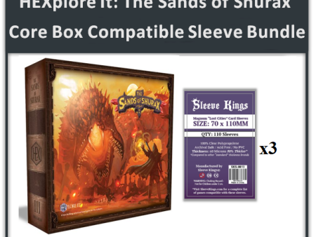 Sleeve Kings - Sleeve Bundle - Hexplore It: The Sands of Shurax on Sale