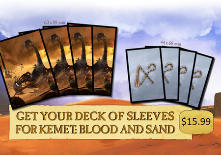 Kemet: Blood and Sand - Sleeves Pack For Sale