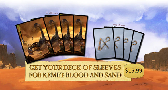 Kemet: Blood and Sand - Sleeves Pack For Sale