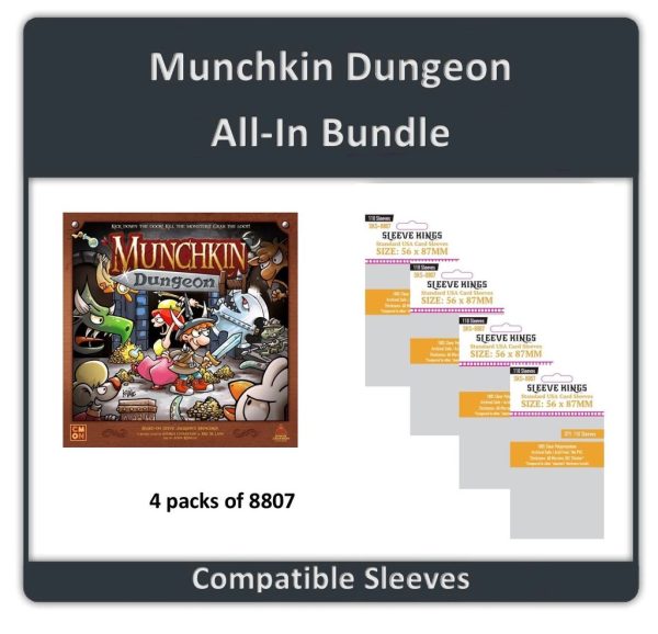 Sleeve Kings - Sleeve Bundle - Munchkin Dungeon All-In on Sale