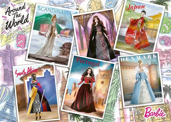 Puzzle - Ravensburger  - Barbie: Around The World (1000 Pieces) on Sale