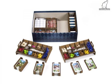 Gaming Trunk - Holledau Organizer for Hallertau (Natural Unstained) Fashion