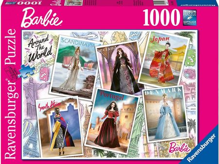 Puzzle - Ravensburger  - Barbie: Around The World (1000 Pieces) on Sale